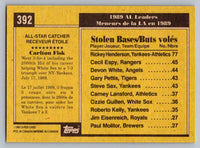 Carlton Fisk 1990 O-Pee-Chee All Star Series Mint Card #392

