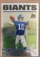 Eli Manning 2010 Topps Chrome 2004 Rookie Reprint Series Mint Card #350
