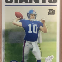 Eli Manning 2010 Topps Chrome 2004 Rookie Reprint Series Mint Card #350