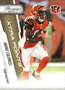 Andre Caldwell  2010 Panini Prestige Xtra Points Gold Series Mint Card #40 Only 250 Made