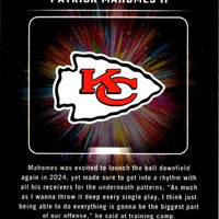 Patrick Mahomes 2024 Donruss Optic Light It Up Series Mint Card #11