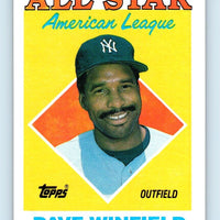 Dave Winfield 1988 Topps Series Mint Card #392