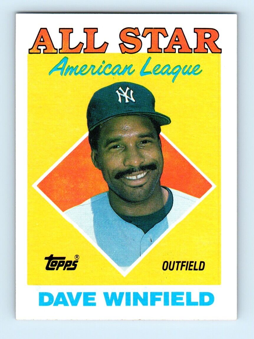 Dave Winfield 1988 Topps Series Mint Card #392