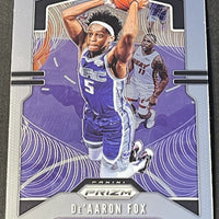 De'Aaron Fox 2019 2020 Panini Prizm Series Mint Card #120