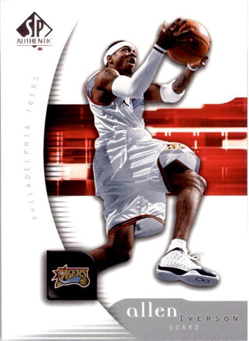 Allen Iverson 2005 2006 SP Authentic Series Mint Card #64