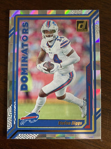 Stefan Diggs 2022 Donruss Dominators Series Mint Insert Card #D-29