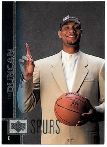 Tim Duncan 1997 1998 Upper Deck Series Mint ROOKIE Card #114