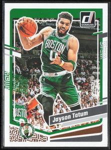 Jayson Tatum 2023 2024 Panini Donruss Series Mint Card #197