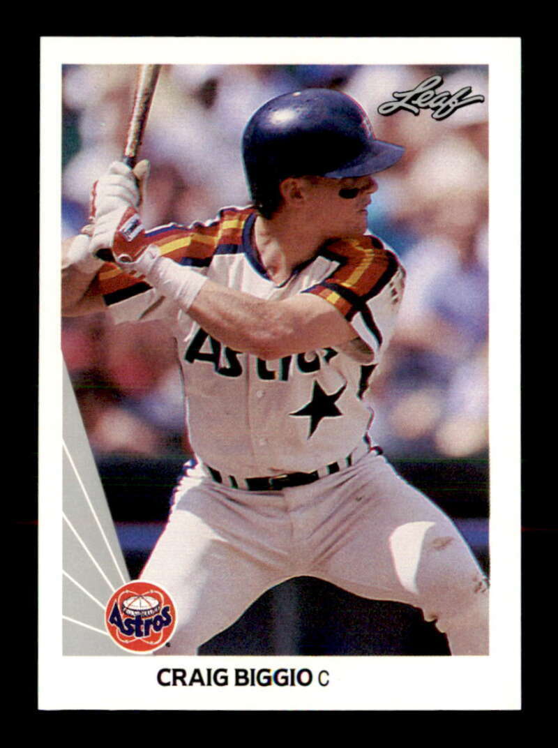 Craig Biggio 1990 Leaf Series Mint Card #37