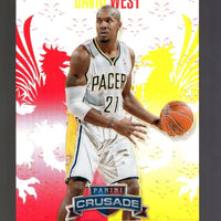 David West 2013 2014 Panini Crusade BLUE Series Mint Card #146