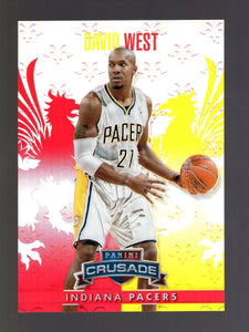 David West 2013 2014 Panini Crusade BLUE Series Mint Card #146