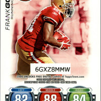 Frank Gore 2010 Topps Attax Code Card Series Mint Card