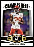 L'Jarius Sneed 2023 Donruss Champ is Here Series Mint Card #CIH-18
