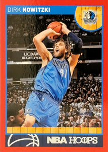 Dirk Nowitzki 2013 2014 Hoops Series RED PARALLEL VERSION Mint Card #115