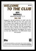 Jeff Bagwell 2023 Topps Welcome to the Club 30/30 Series Mint Card #WC20
