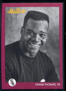 Frank Thomas 1991 Leaf Studio Series Mint Card #40