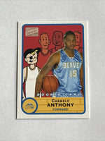 Carmelo Anthony 2003 2004 Topps Bazooka Mini Series Mint Rookie Card #278
