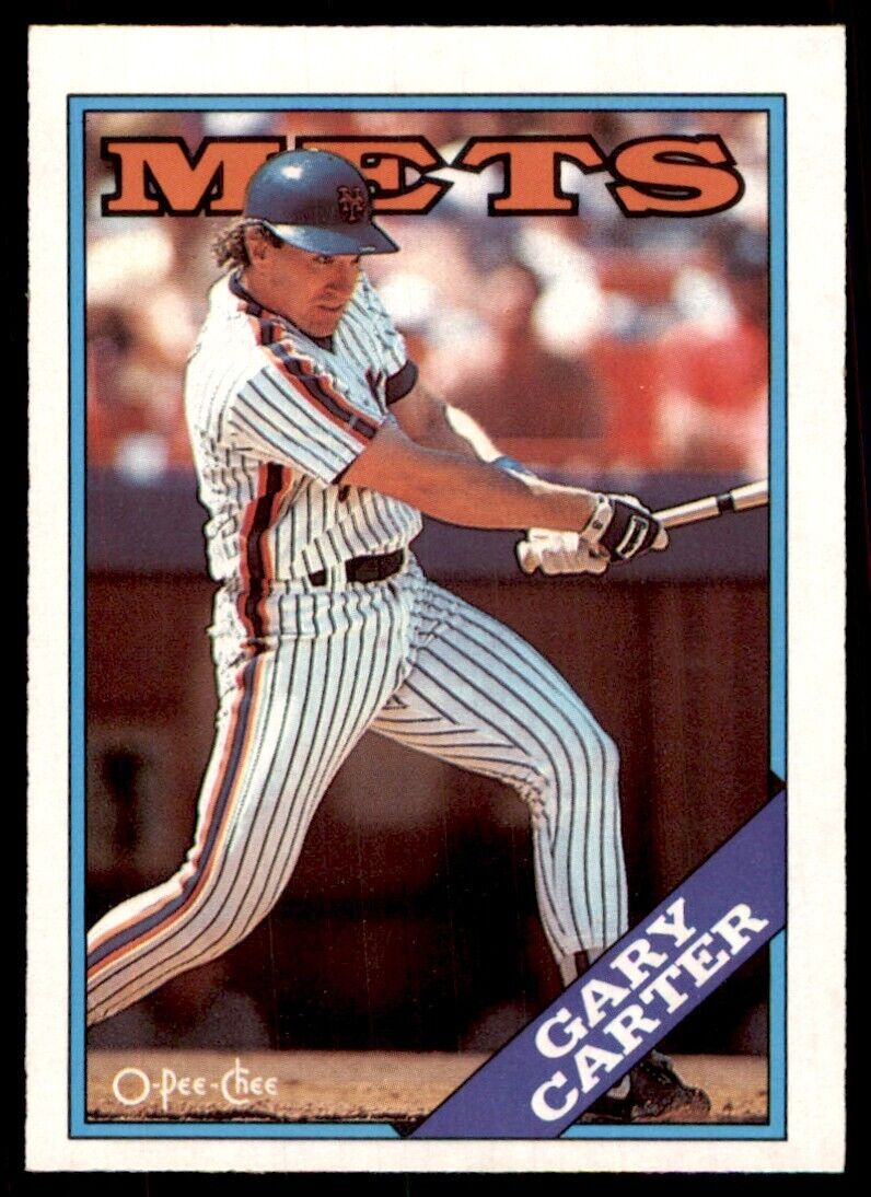 Gary Carter 1988 O-Pee-Chee Series Mint Card #157