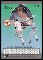 Cal Ripken Jr 1991 Fleer Ultra Series Mint Card #24
