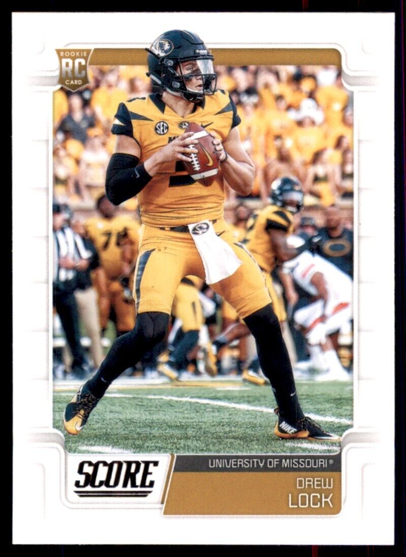 Drew Lock 2019 Panini Score Series Mint Rookie Card #334