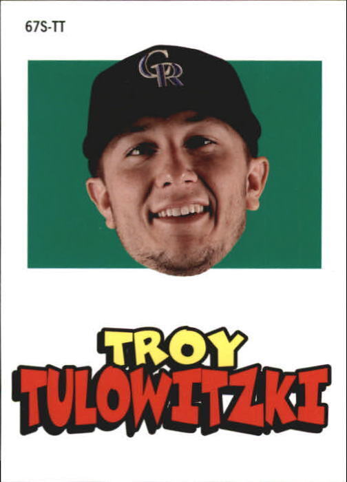 Troy Tulowitzki 2012 Topps Archives Sticker #TT