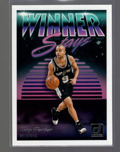 Tony Parker 2018 2019 Donruss Winner Stays Series Mint Card #9