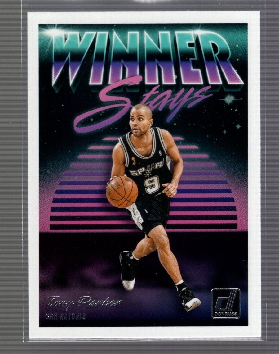 Tony Parker 2018 2019 Donruss Winner Stays Series Mint Card #9