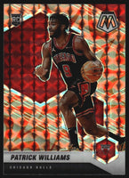 Patrick Williams 2020 2021 Panini Mosaic Reactive Orange Series Mint Rookie Card #206
