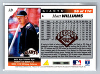 Matt Williams 1996 Score Dugout Artist's Proof Series Mint Card #56
