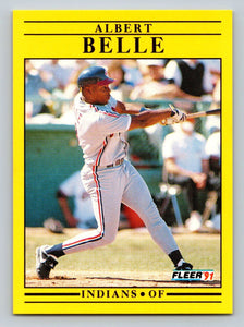 Albert Belle 1991 Fleer Update Series Mint Card #U-16