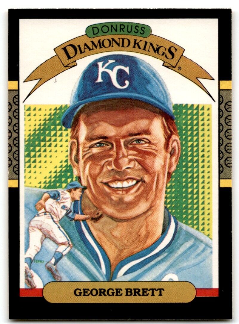 George Brett 1987 Donruss Diamond Kings Series Mint Card #15