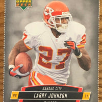 Larry Johnson 2007 Upper Deck Tuff Stuff Magazine Series Mint Card #TSUD44