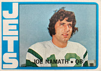 Joe Namath 1972 Topps Series Mint Card #100 EX Condition
