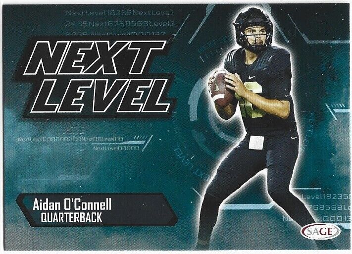 Aidan O'Connell 2023 Sage Next Level Series Mint Rookie Card #92
