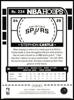 Stephon Castle 2024 2025 Panini Hoops Series Mint Rookie Card #234
