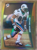 Jason Taylor 1998 Topps Chrome Refractor Series Mint Card #95
