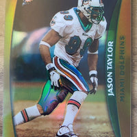 Jason Taylor 1998 Topps Chrome Refractor Series Mint Card #95