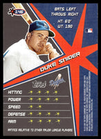 Duke Snider 2001 Topps Stars Series Mint Card #146
