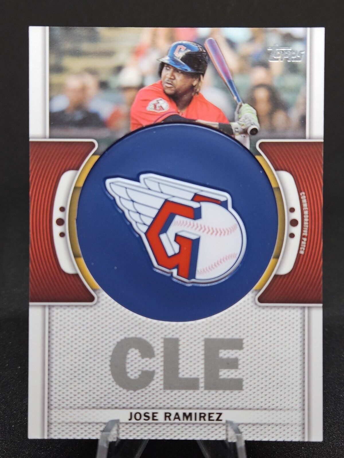 Jose Ramirez 2023 Topps Team Logo Commemorative Patch Mint