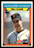 Will Clark 1988 Topps Kmart Memorable Moments Series Mint Card #6
