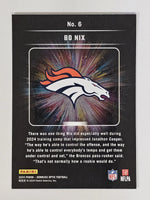 Bo Nix 2024 Donruss Optic Light It Up Series Mint Rookie Card #6
