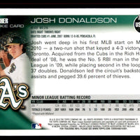 Josh Donaldson 2010 Topps Update Series Mint Card #US-172