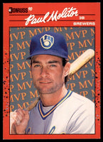 Paul Molitor 1990 Donruss MVP Series Mint Card #BC15
