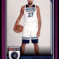 Rudy Gobert 2022 2023 Panini Hoops Purple Series Mint Card #216