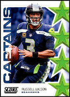 Russell Wilson 2019 Score Captains Series Mint Card #C-3
