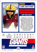 Cam Skattebo 2025 Score Series Mint Rookie Card #1
