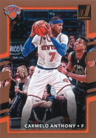 Carmelo Anthony 2017 2018 Panini Donruss Series Mint Card #96
