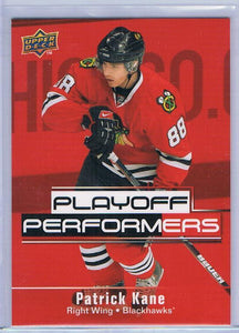 Patrick Kane 2009 2010 Upper Deck Playoff Performers Series Mint Card #PP10