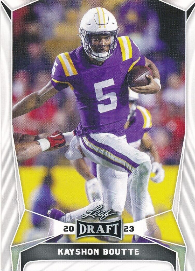 Kayshon Boutte 2023 Leaf Draft Series Mint Rookie Card #23