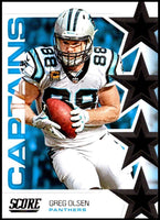 Greg Olsen 2019 Score Captains Series Mint Card #C-6
